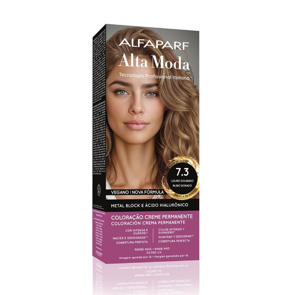 Tintura Creme Altamoda Alfaparf Marron Glacé 7.3 Kit em Oferta na Shopee