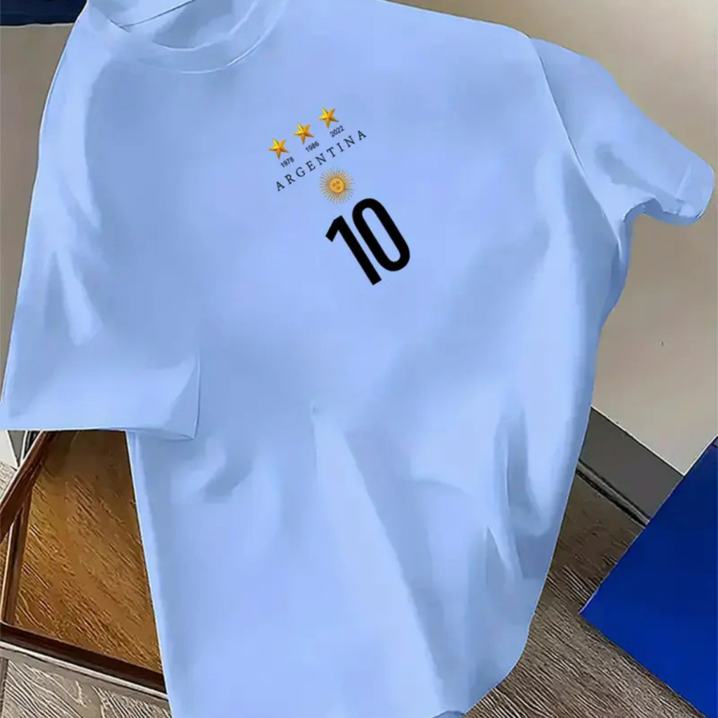 Camiseta Argentina Torcedor Copa do Mundo 2026 100%Algodão Envio Rápido/Imediato Mood.VestFCA