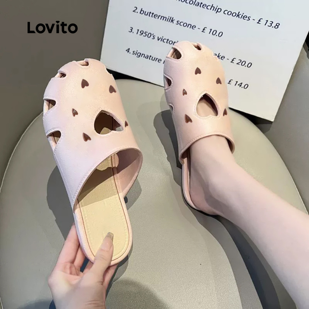 Lovito  Sandálias Casuais Vazadas para Mulheres LFA106047