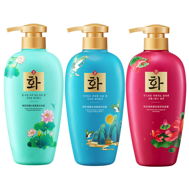 Shampoo de fragrância suave e fofo, limpeza profunda, fragrância de longa duração, shampoo masculino e feminino, pacote