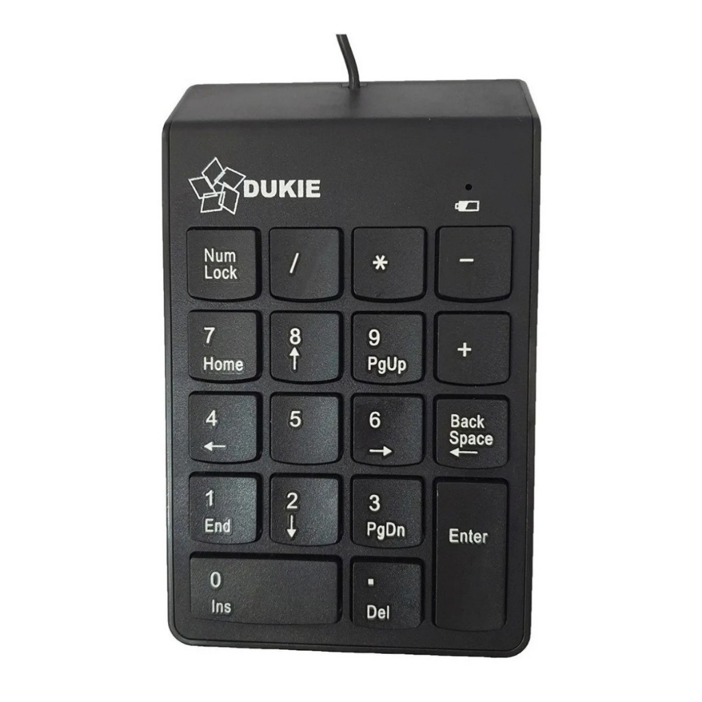 Teclado numérico com fio USB 18 teclas DUKIE DK-91