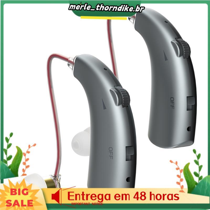 Amplificador De Som Recarregável Para Perda Auditiva Uso Em Viagens De Reuniões De TV em Oferta na Shopee