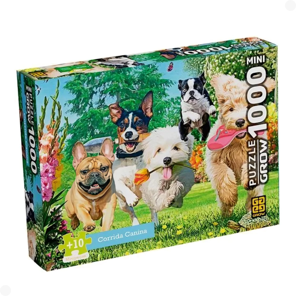 Quebra Cabeça1000 PCS Mini Corrida Canina 04606 - Grow em Oferta na Shopee
