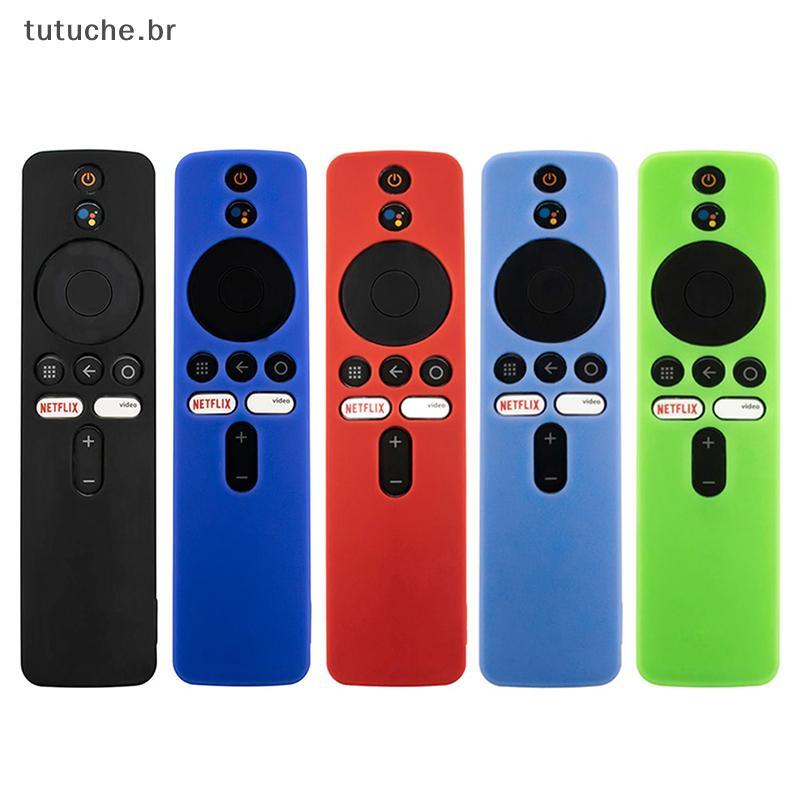 TU Remote TV Sti Capa De Silicone Para Controle Remoto Protetora Completa Xiaomi Mi Box S Protetor De Liso Macio BR