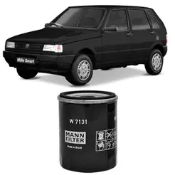 Filtro Óleo Fiat Uno Palio Strada Siena MANN-FILTER W7131