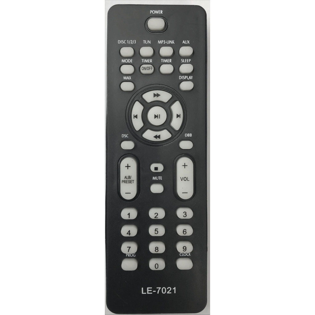 Controle Compatível com Som Philips LE-7021 Fwm583x/78 Fwm583x/55 FWM593