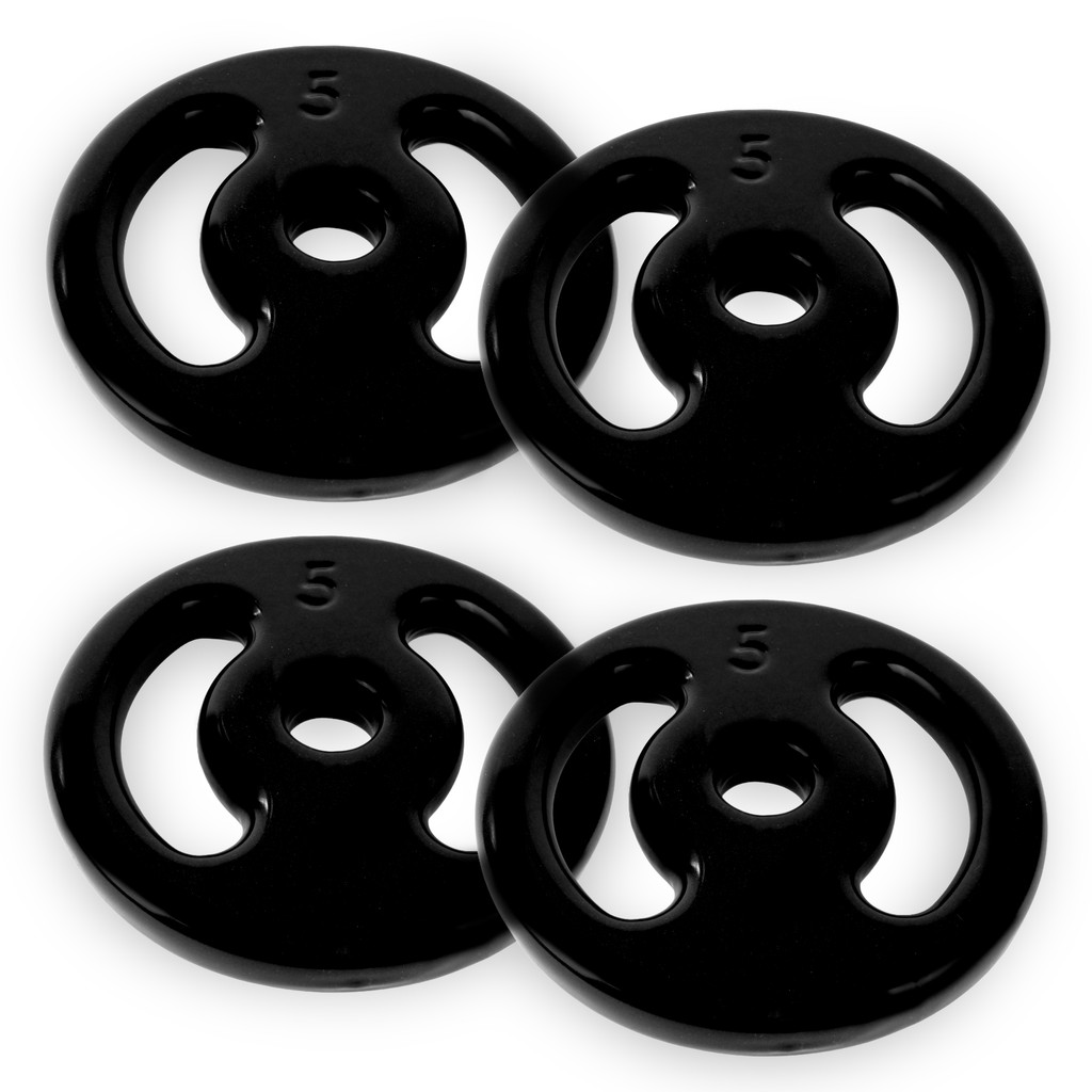 Kit 2 Par Anilhas 5kg Peso Para Musculação