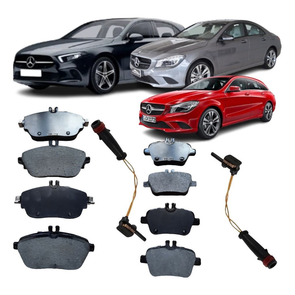 Pastilha Freio Diant/tras+senso Merc A200 A250 Gla200 Cla200