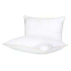 Kit Travesseiro 50x70cm Buddemeyer Toque de Pluma Algodão 2 peças