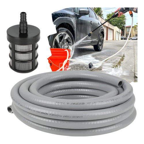 Mangueira Multiuso Para Lavadora Jardim Fina Resistente Mangueira