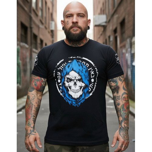 Camiseta Militar Masculina Gufz6 Mossad Força Especial