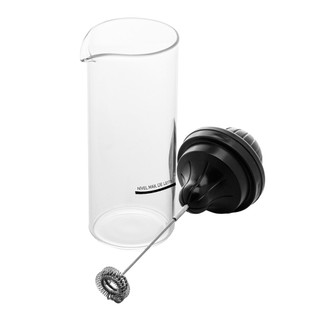 Mixer Multiuso com Copo de Vidro Borossilicato Preto 450ml - Wolff