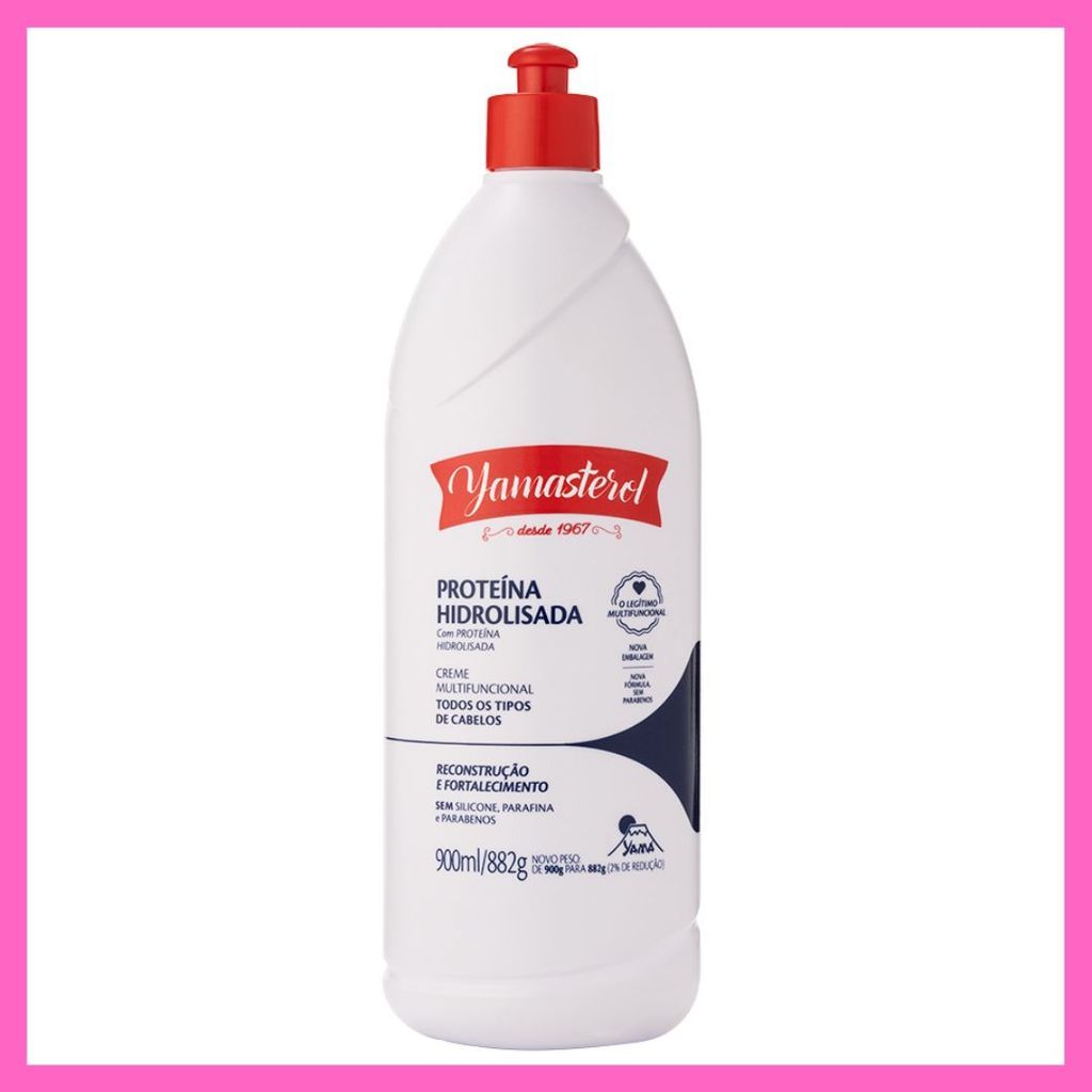 Yamasterol Proteína Hidrolisada 900ml – Creme Multifuncional Nutrição + Força e Maciez