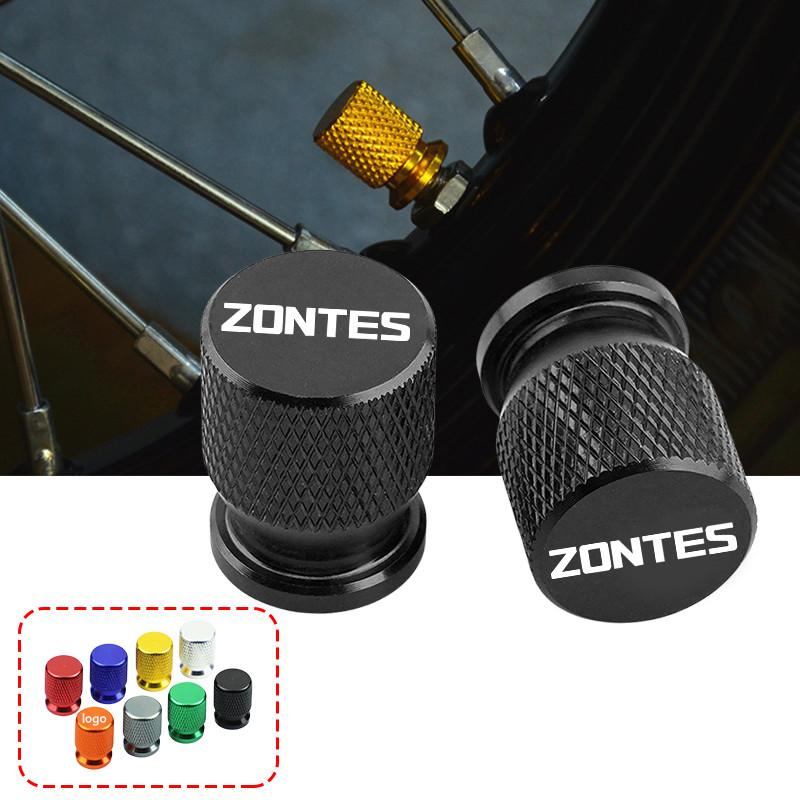 Apto Para Zontes Motocicleta TWheel Tampa Da Válvula Do Pneu Porta De Ar Haste 310R 310X 310V 310 t2 G1 125 U1 U 155 ZT 