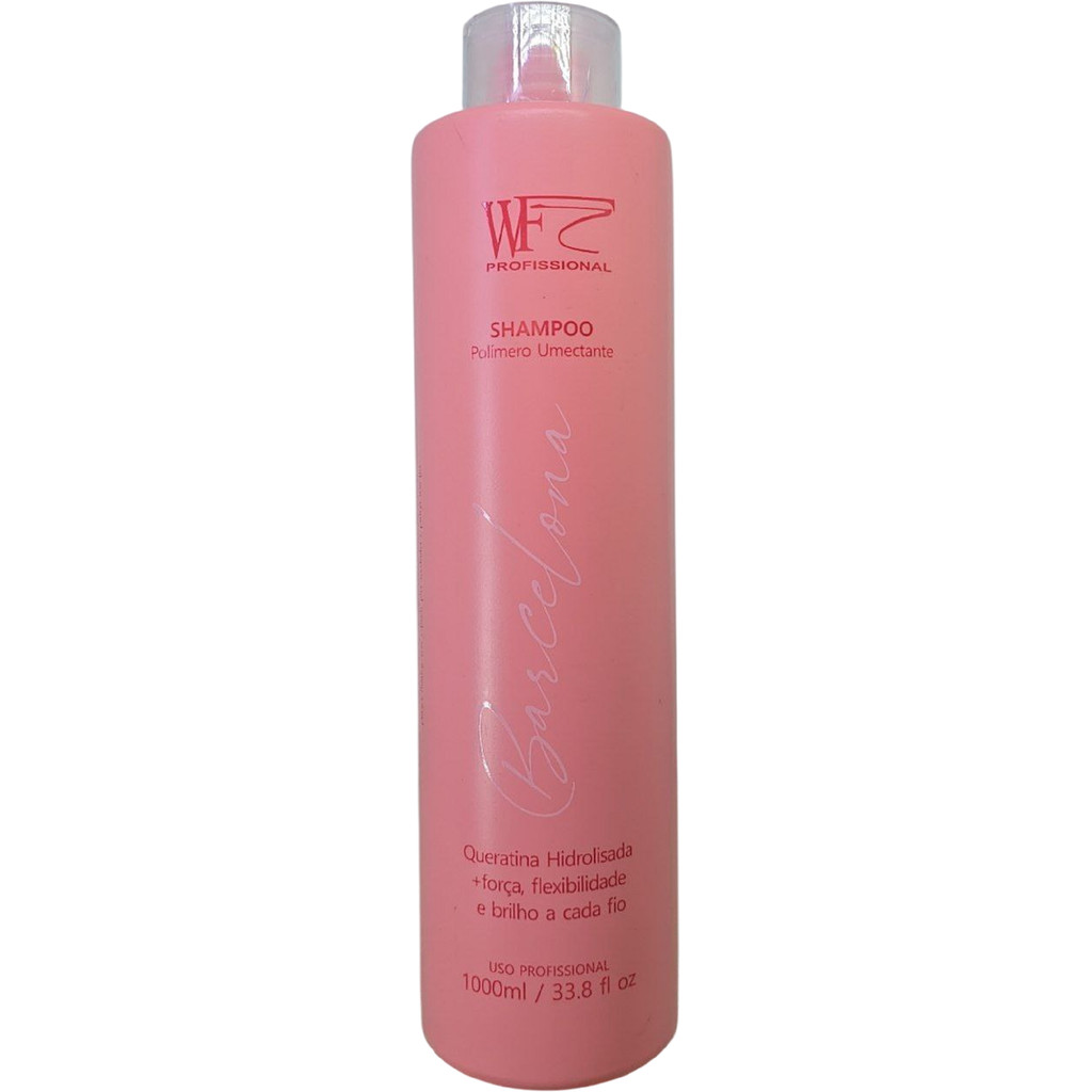 Shampoo Barcelona 1 L Polímero Umectante Colágeno Queratina