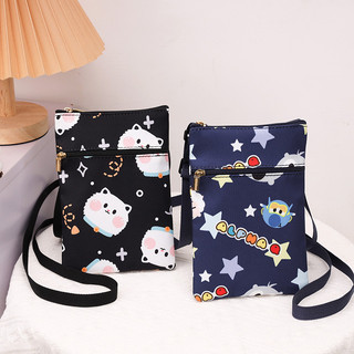 Mini bolsa mensageiro feminina de um ombro, bolsa pequena de ombro, bolsa para celular, bolsa de moedas, bolsa de docume