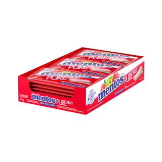 Mentos Pure Fruit 3 Layers Frutas – 8,5g – Display com 15 Unidades em Oferta na Shopee