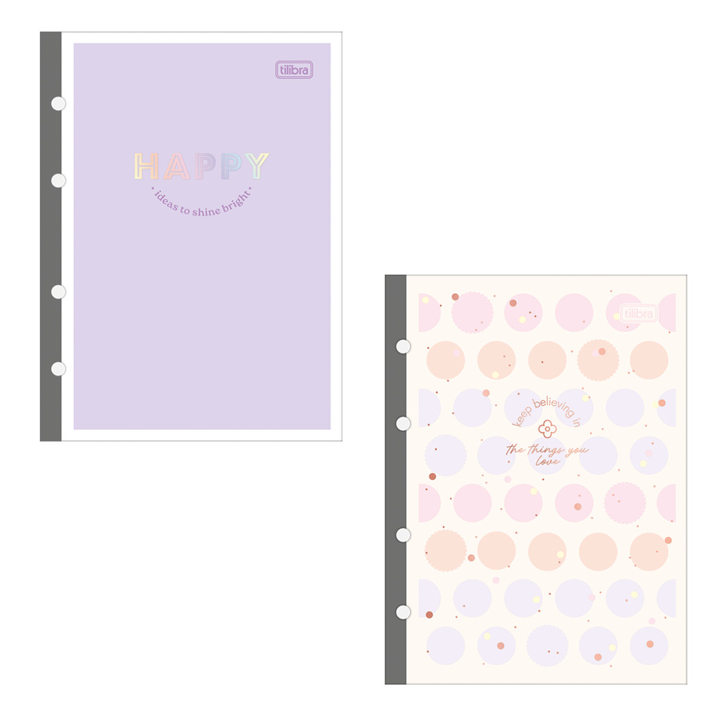 Refil Para Caderno Argolado Colegial 80 Folhas -Tilibra
