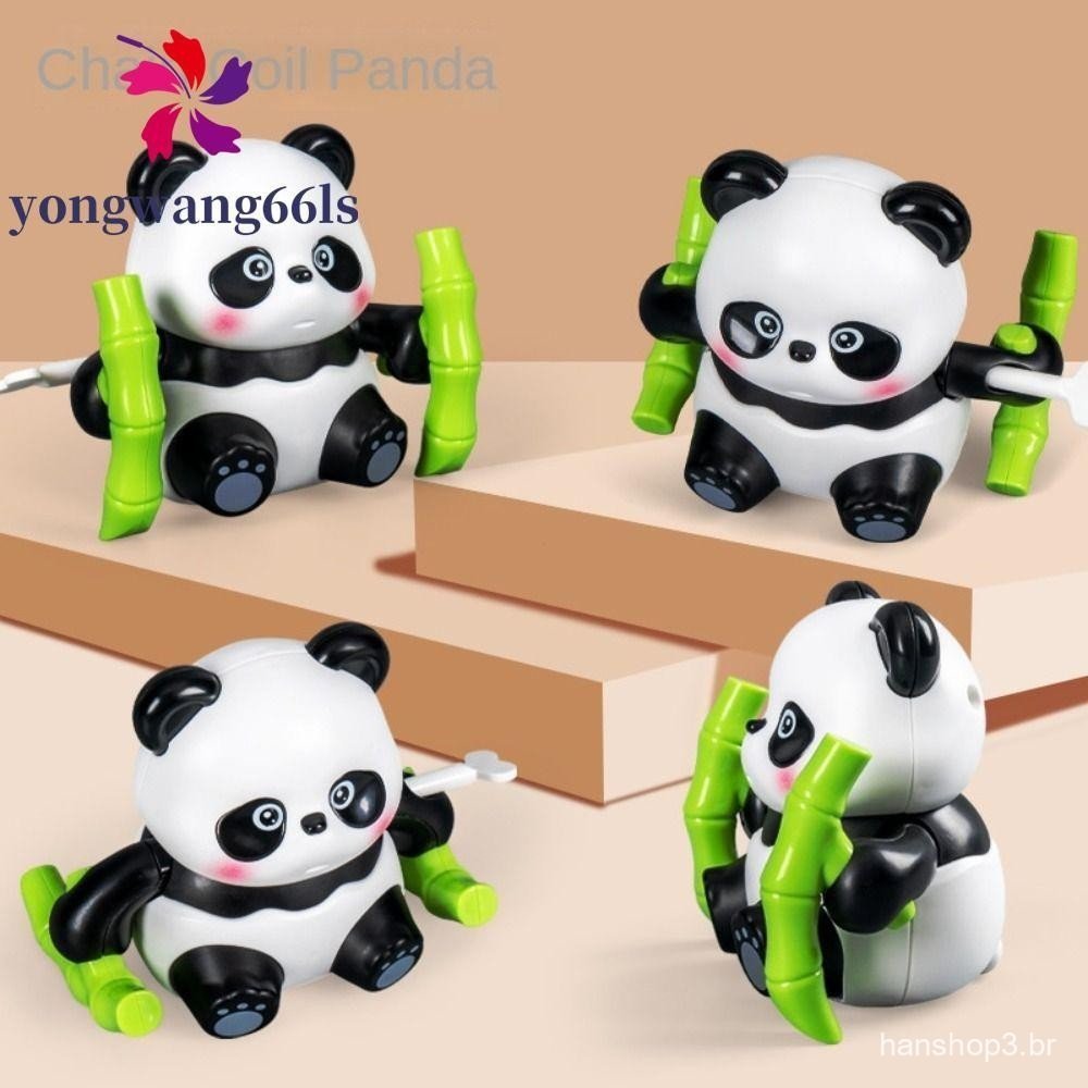 YONGWANG Wind up Panda Toy , Animal Escada Andando Cartoon Interactive Cute Clockwork Toys