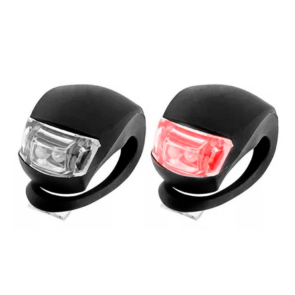 Sinalizador Led Kit Bicicleta 2 Cores Bike Sapinho Duplo