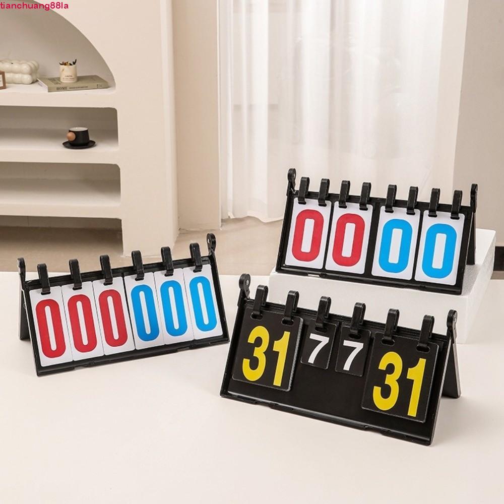 Placar Flip TIANCHUANG , Esportivo Digital À Prova D'água De 4 Dígitos , Protetor Profissional De Base Estável