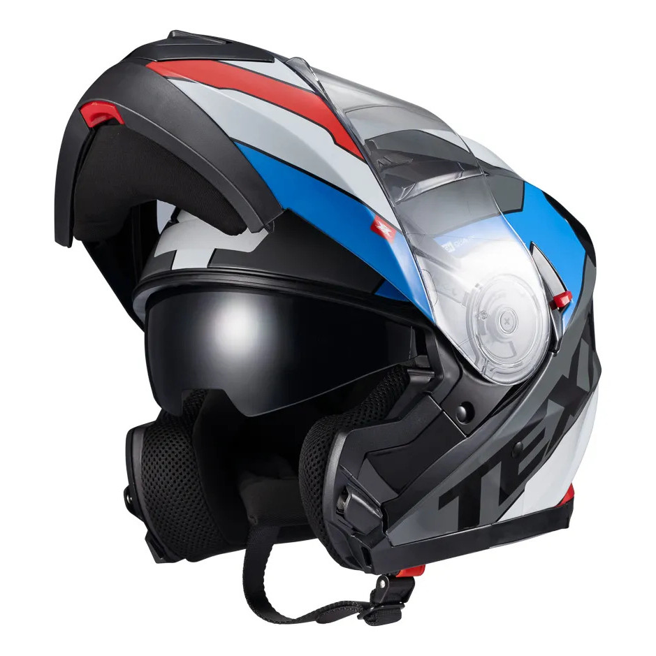 Capacete Moto Texx Gladiator Com Óculos Escamoteável Articulado Robocop Masculino Feminino