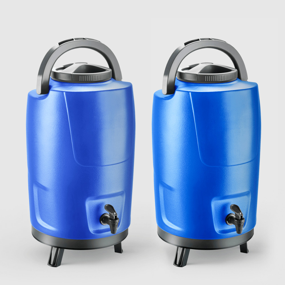 Kit com 2 Botijões Térmicos 12L Incess Blue Invicta em Oferta na Shopee