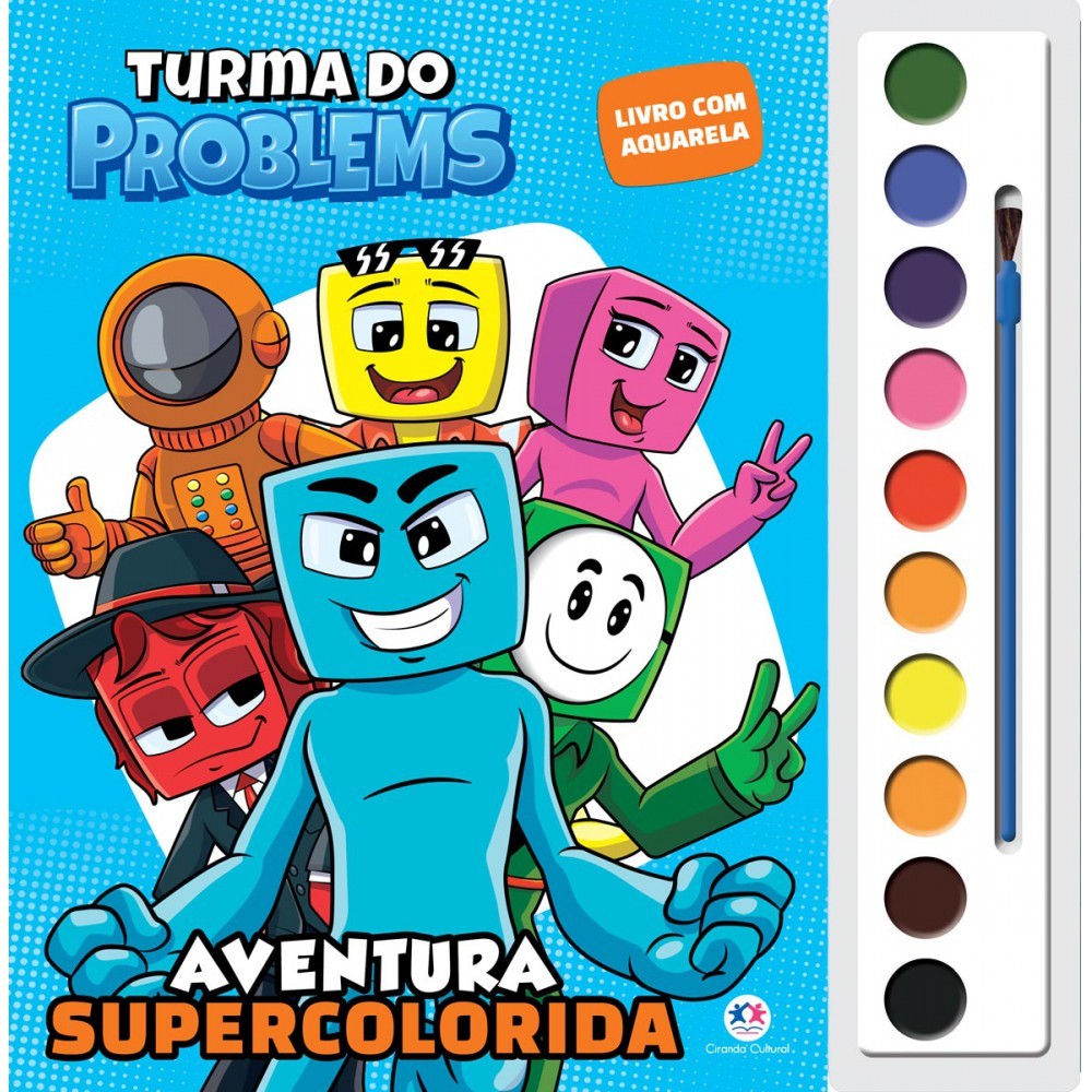 Livro Turma do Problems - Aventura supercolorida em Oferta na Shopee