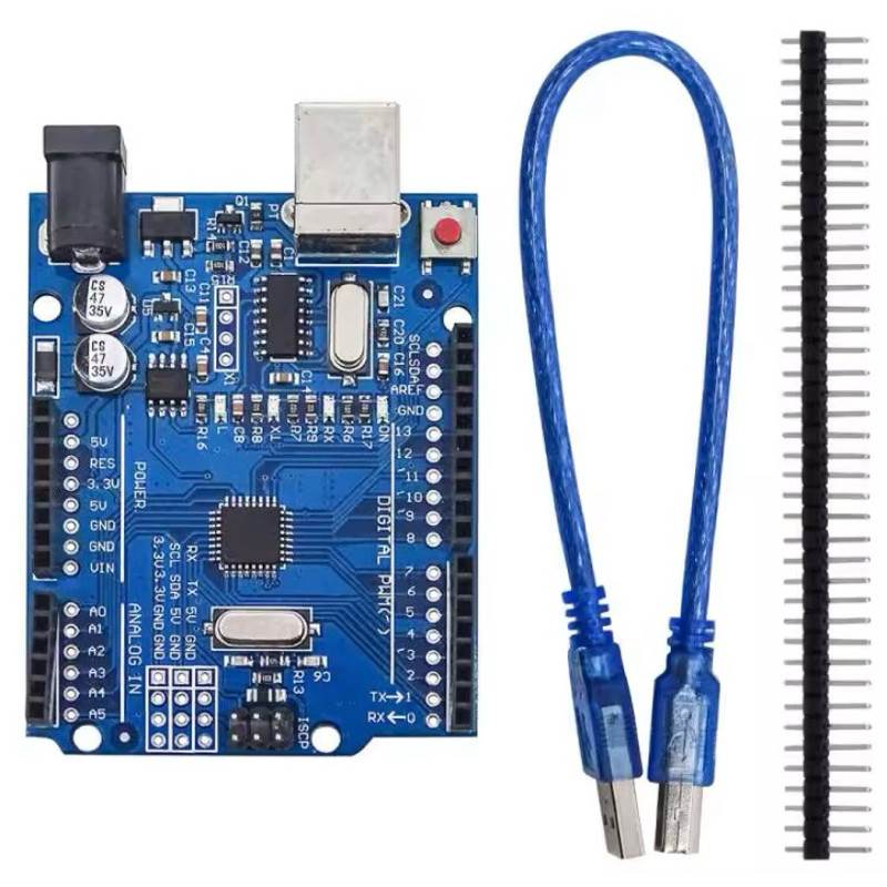 Placa R3 de desenvolvimento compatível Arduino UNO