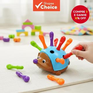 Blocos de Empilhamento de Porco-Espinho Infantil - Desenvolve Coordenação e Habilidades Motoras Finas em Oferta na Shopee