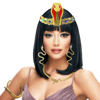 Kit Acessório Fantasia Cleopatra Festa Carnaval 5 Produtos em Oferta na Shopee