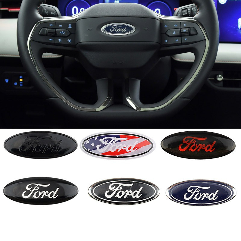 Ford Adesivo Emblema Do Logotipo Volante F150 58 Mm X 22 F150 Para F250 F350 Edge Explorer Ranger Focus Escape Fiesta