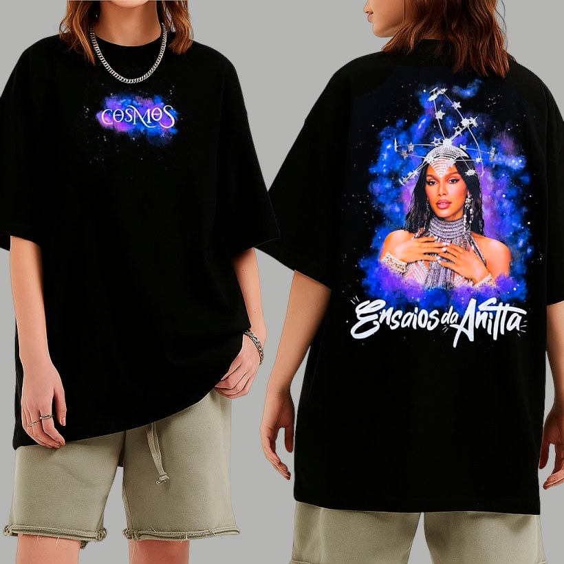 Camiseta Básica Anitta Camisa 100% Algodão Streetwear Temos Plus Size Lançamento - Envio Rápido em Oferta na Shopee