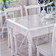 Toalha de Mesa de Plastico Termica 4 6 8 e 10 Lugares Impermeável Quadrada