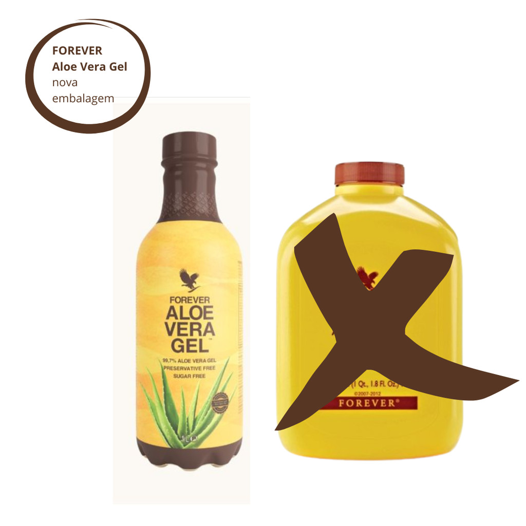 Suco de Aloe Vera Gel Puro Babosa Original Forever