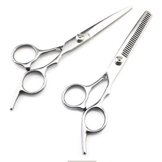 Tesoura para cortar cabelo fio a laser e desbastadora para barbeador e cabelereiro - salão