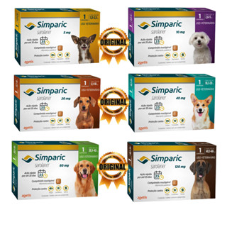 Simparic Antipulgas Carrapatos E Sarnas Com 1 Comprimido em Oferta na Shopee