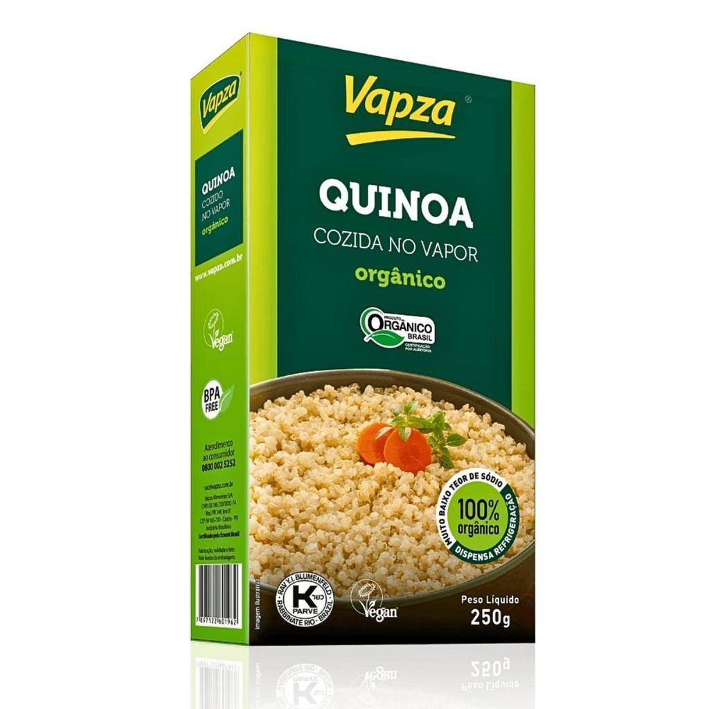 Quinoa Branca Orgânica 250G Vapza em Oferta na Shopee