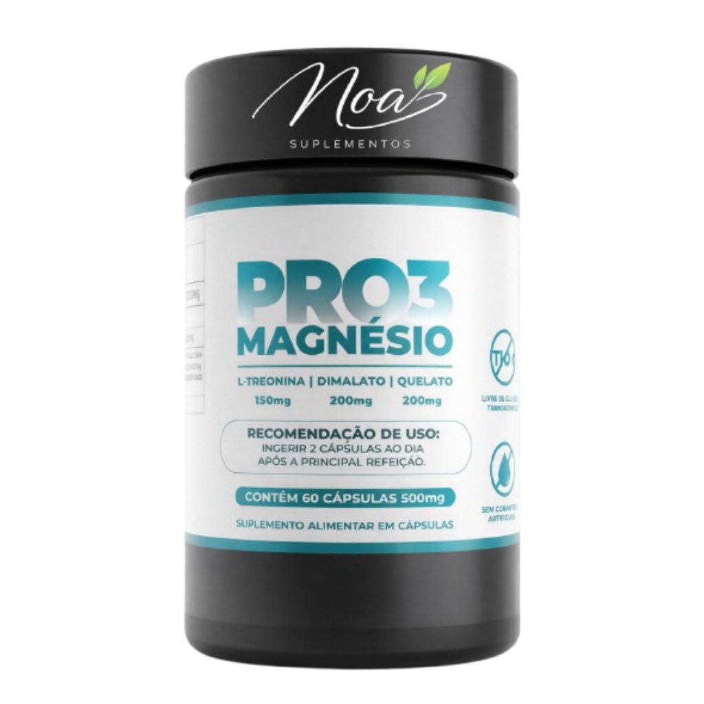 Pro 3 Magnésio - 60 Capsulas - Envio Imediato - Poucas Unidades 1 unidade em Oferta na Shopee