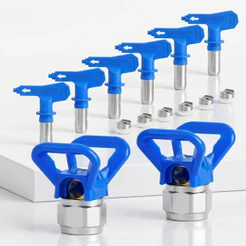 Kit 6 Bicos 211/315/417/515/517/523 e 2 Porta Bicos Para Pintura Airless
