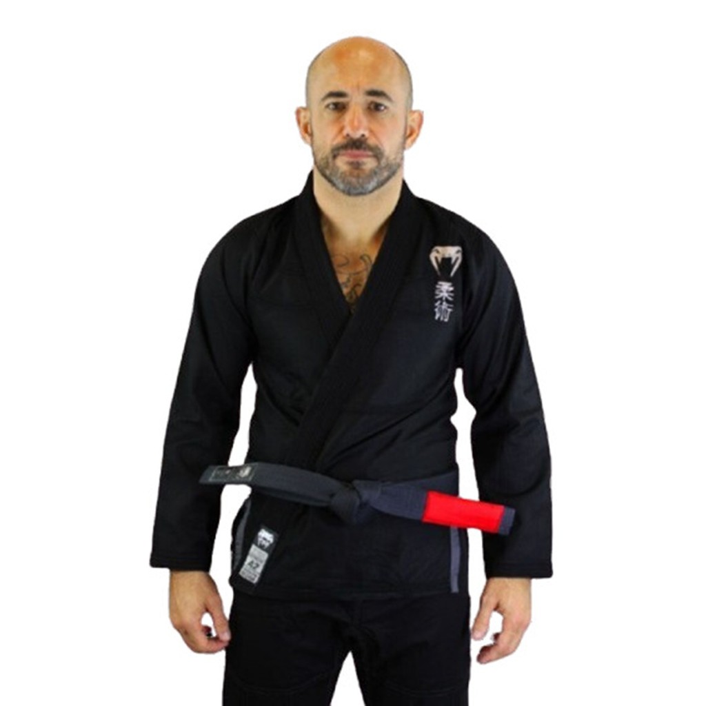 Kimono Venum Jiu Jitsu Contender Ultralight 100% Algodão JJB Preto