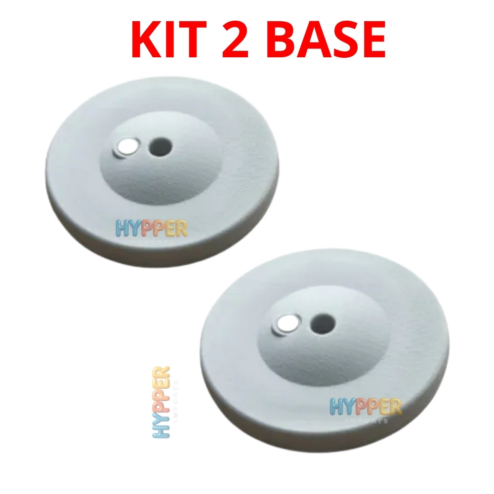 Kit 2 base Oca 21 cm para Suporte de Balão e Wind Banner Enchimento com Água ou Areia