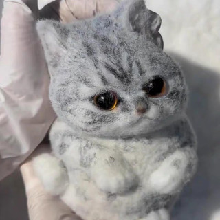 Brinquedo de Apertar Gato Simulado, Brinquedo de Alívio de Estresse com Rebote Lento, Adequado para Crianças e Adultos,