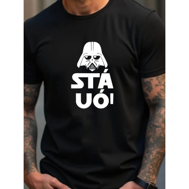 Camiseta masculina estilosa luxo "stá uó" blusa masculina peruana camisa streetwear 100% algodão