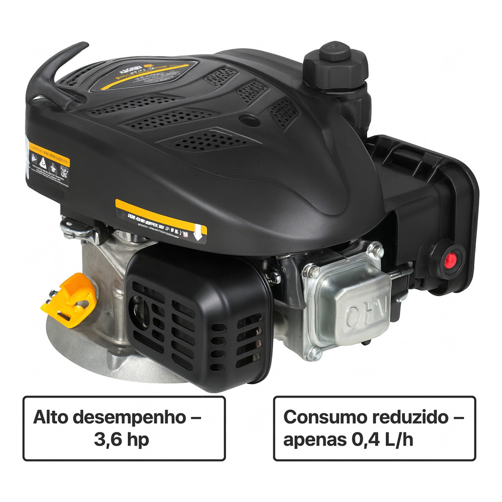 Motor Para Cortador De Grama 139cc 4t Ohv