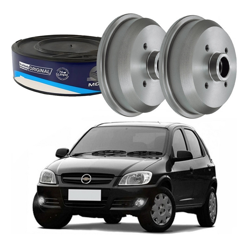 Tambor Freio Traseiro Celta 1.0 2006 A 2012 em Oferta na Shopee