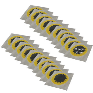 Kit 20 Remendos Vipal 30mm Original – Reparo de Câmara de Ar Bike e Moto Original em Oferta na Shopee