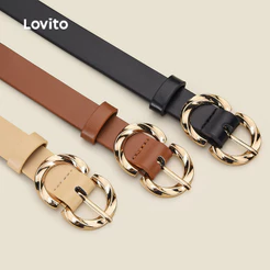 Lovito Cinto Retrô elegante LFA111272
