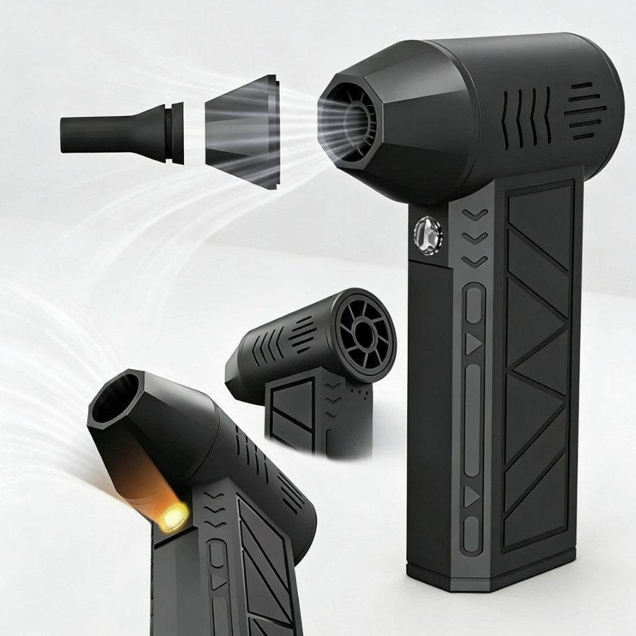 Soprador De Ar Turbo Sem Fio Portátil | 130000 Rpm Ventilador Potente