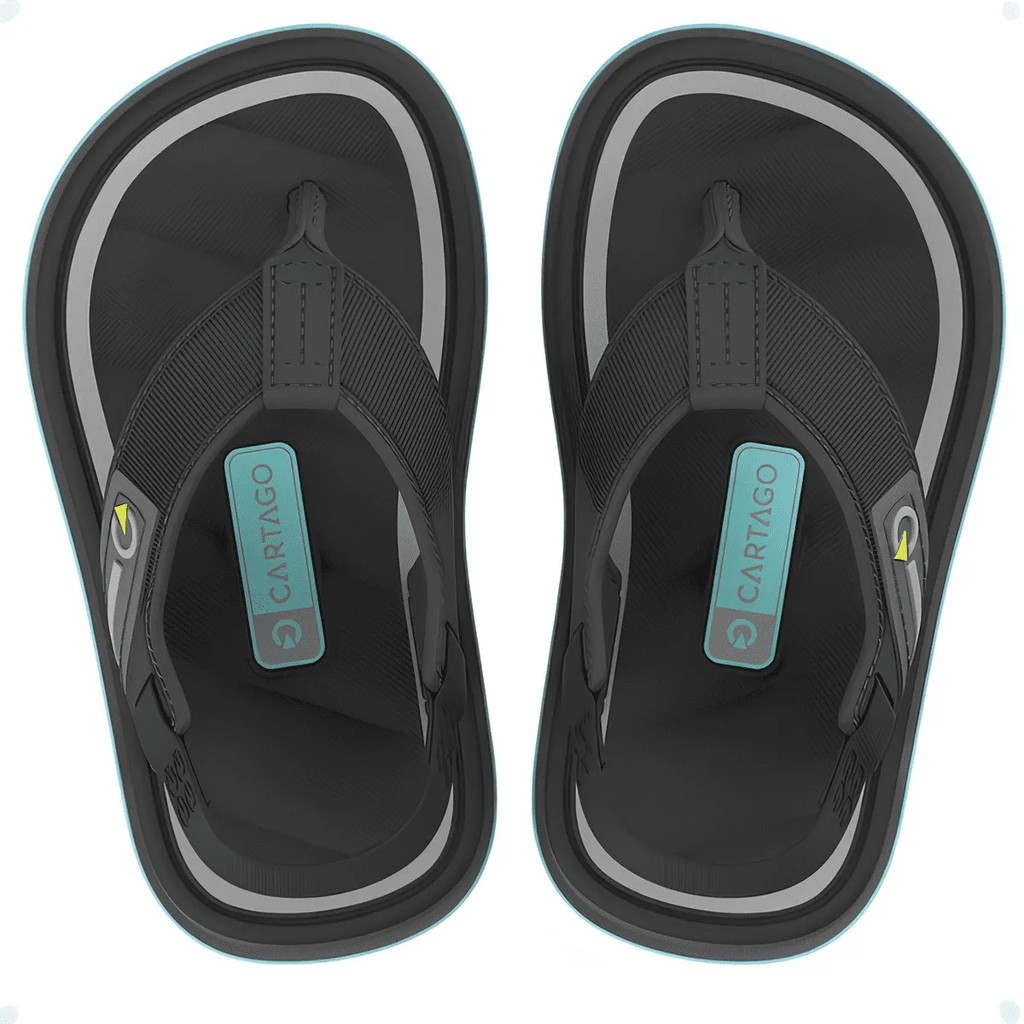 Chinelo Baby Sandália Infantil Cartago Málaga Sport Elástico Conforto Delicado Confortável Menino BB